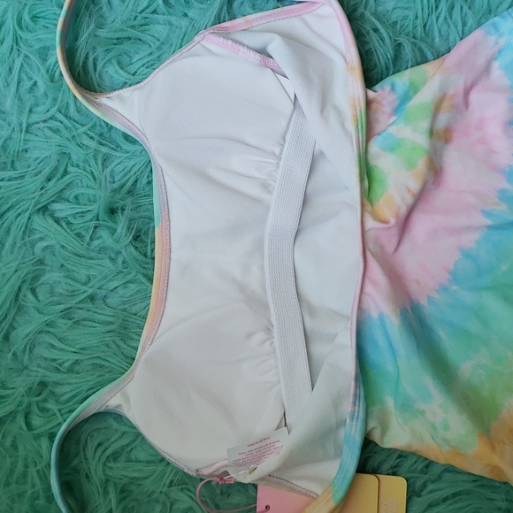 NWT Stoney Clover Lane Tie Dye High Cut Cheeky One Piece SwimSuit - Picture 5 of 8